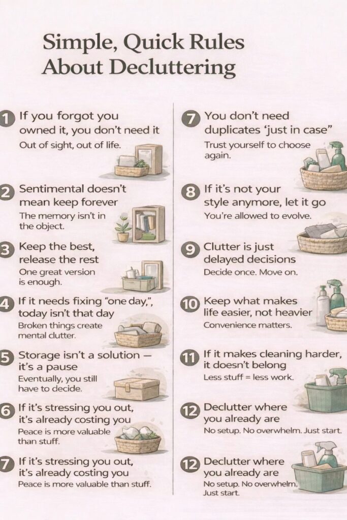 decluttering infographic hoarding mental health, hoarder clutter 
