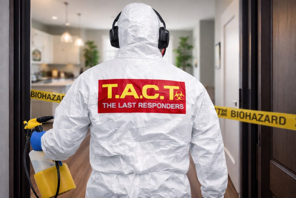 biohazard remediation technician, biohazard remediation specialists, decontamination technician, certified technicians, professional technician, biohazard suit, protective gear, protective suit, biohazard technician, hazmat suit