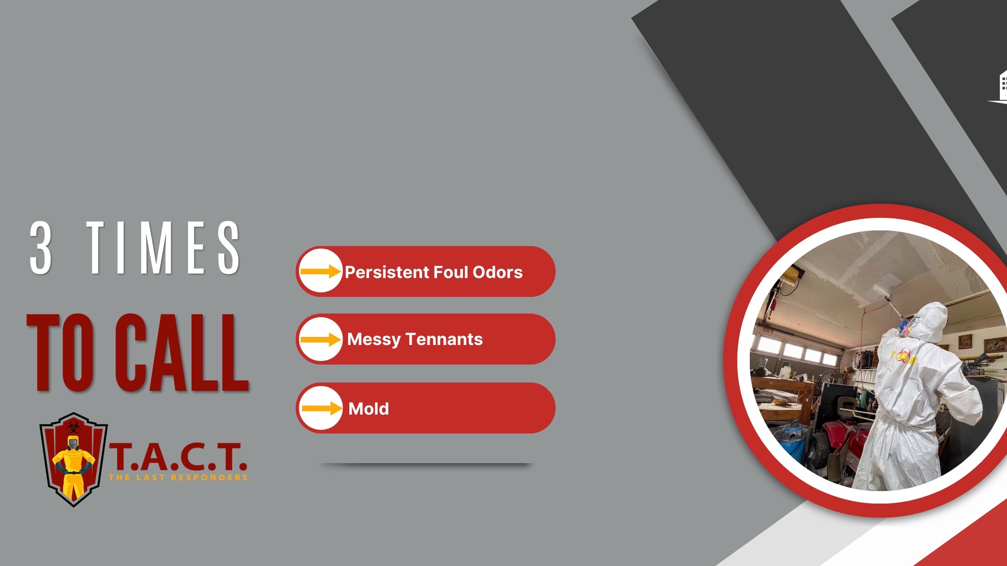 TACT banner mold odors services