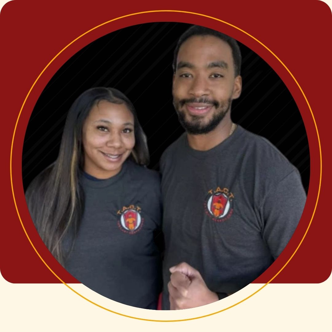 Charles and Jasmine, owner of T.A.C.T. Detroit