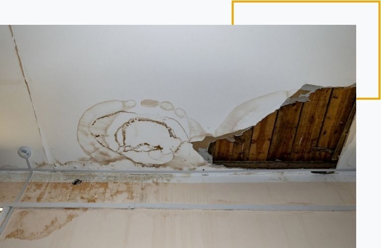 water damage in home