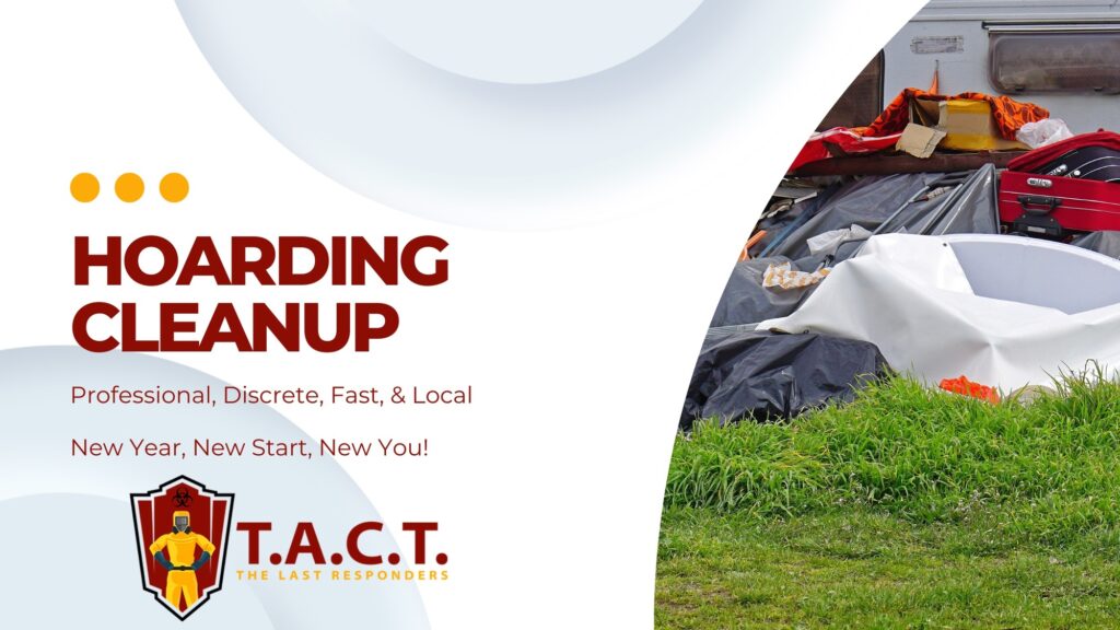 TACT banner hoarding cleanup hoarder New Year