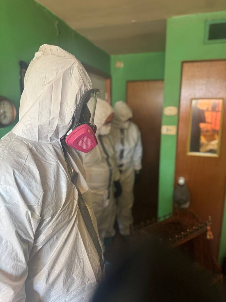 TACT biohazard suit