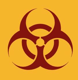 biohazard icon symbol