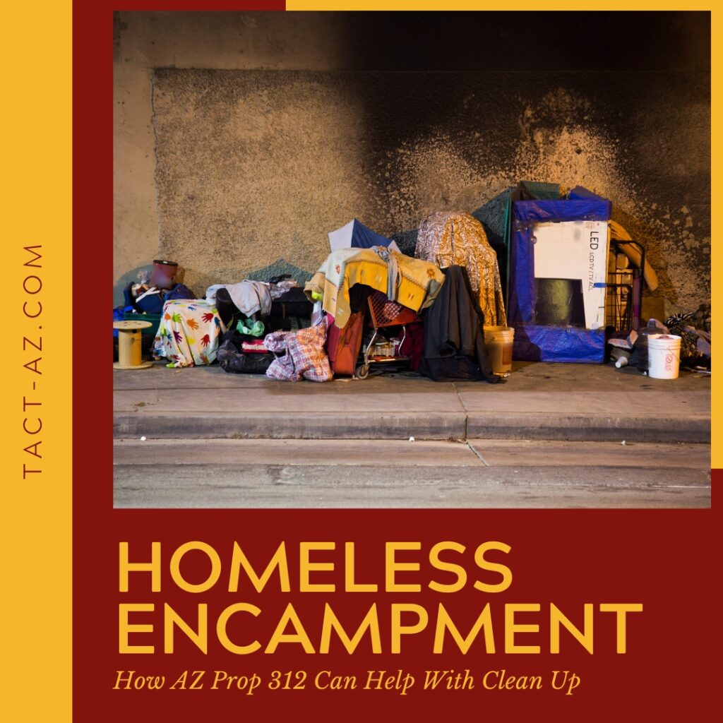 homeless encampment cleanup AZ