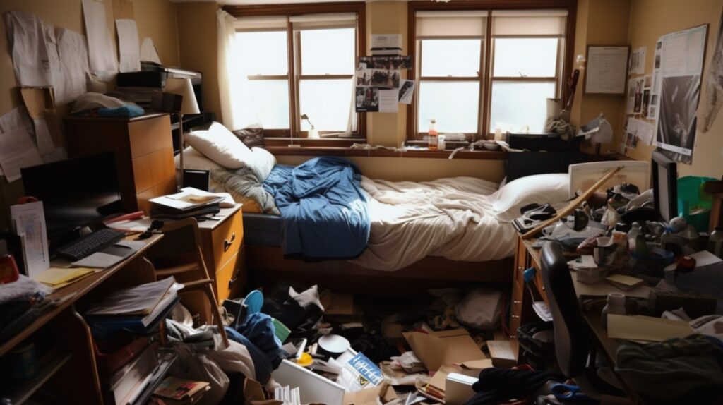 hoarding hoarder clutter bedroom